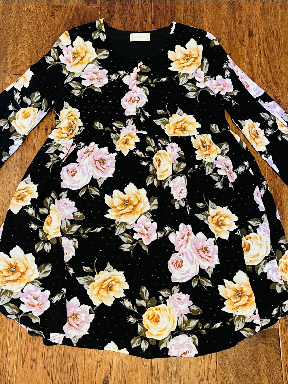 Altar'd State Long Sleeve Dress Floral Print